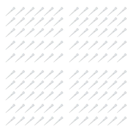 Laboratory Clear White 10UL Lab Liquid Pipette Pipettor Tips 3000 Pcs
