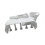 Décorations d'aquarium, grands réservoirs de poissons,-M Blanc 1