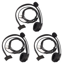 3X 2-Broches Casque de Musique Casque TK220 pour Jianwu UV-5R BF-888S Retevis H777 PUXING TYT Interphone C9009