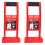 2X 80Kg Load Tool Panel Carrier Gripper Handle Carry Drywall Plywood Sheet ABS 2