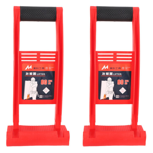 2X 80Kg Load Tool Panel Carrier Gripper Handle Carry Drywall Plywood Sheet ABS 1