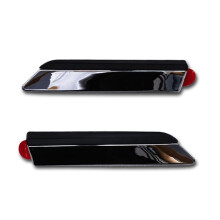 31447626 31447624 31447623 31447625 Pair Car Chrome Front Leaf Plate Chrome Trim for S90 2016-2022