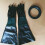 2Pair Durable Rubber Sandblasting Gloves 60cm Heavy Duty Working Protective Sandblaster Gloves 5