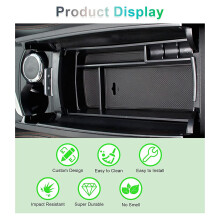 Car Centre Console Armrests Storage Box Organiser Interior Accessories for 3008 5008 2016-2021