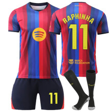 (S(165-170CM)) Black Brace Sport Socks Get Free Print #11 Raphinha Blue & Red T-shirt & Black Shorts