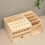 Multi-Compartment Storage Wooden Box is Suitable for Mobile Phone and Desktop Sundries Sorting and Storage Tools. 3