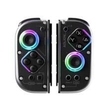 Aolion for /Lite/Oled Joypad BT 5.2 L/R Gamepad with RGB Light Game Controller for PC Android IOS Black