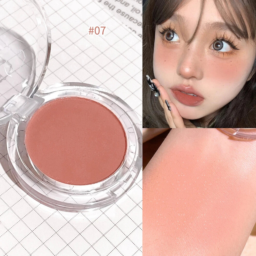 My Store (07) Girl Blush Single Color Matte Makeup Blushes Palette Cheek Contour Blush Cosmetics Blusher Cream Makeup Rouge Cheek Tint Blush