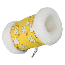 Fleece-Tunnel für kleine Hamster und Meerschweinchen. Warmer-L