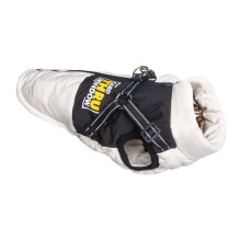 Hundemantel zum Schutz vor kaltem-Weißes und schwarzes L.
