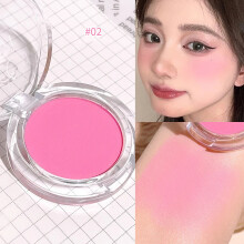 (02) Girl Blush Single Color Matte Makeup Blushes Palette Cheek Contour Blush Cosmetics Blusher Cream Makeup Rouge Cheek Tint Blush