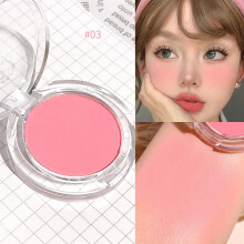 (03) Girl Blush Single Color Matte Makeup Blushes Palette Cheek Contour Blush Cosmetics Blusher Cream Makeup Rouge Cheek Tint Blush