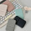 (Pink) Desktop Makeup Mirror Solid Color PU Leather Simple Portable Handheld Makeup Mirror Foldable Student Compact Cute Pocket Mirror 4