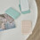 (Pink) Desktop Makeup Mirror Solid Color PU Leather Simple Portable Handheld Makeup Mirror Foldable Student Compact Cute Pocket Mirror 5