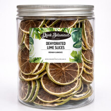 Dehydrated Dried Lime Slices Wheels | 135 + Slices | 100% Natural No Added Sugar