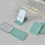 (Pink) Desktop Makeup Mirror Solid Color PU Leather Simple Portable Handheld Makeup Mirror Foldable Student Compact Cute Pocket Mirror 20