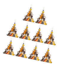Mehrzweck-Anhänger mit Katzenmotiv aus Acryl, Festival-Design,-2