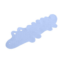Bequeme Duschmatte mit Alligatorform, rutschfestem Design,-Blau