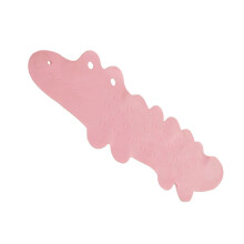 Rutschfeste Duschmatte mit Cartoon-Alligator-Form,-Rosa