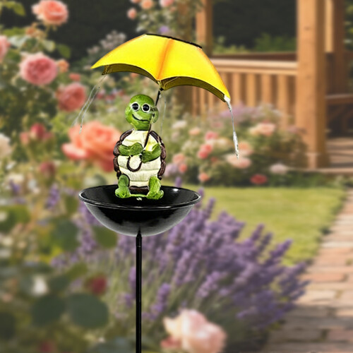 Solarbetriebene Vogelhäuschen/Brummvögel, Gartendekorationen,-C 1