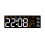 Moderne LED-wekker met pillenherinnering-Witte schelp oranje l 1