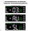 Moderne LED-wekker met pillenherinnering-Witte schelp oranje l 9