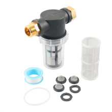 High Washer Machine Filter 3/4 Thread Garden Hose Filter Kit Car Washer Filter Connector for Filter Impurities in Water