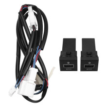 Car Dual QC3.0 Fast Charger Socket 12V/24V USB Charging Socket Power Adapter for 6 5 2006-2012