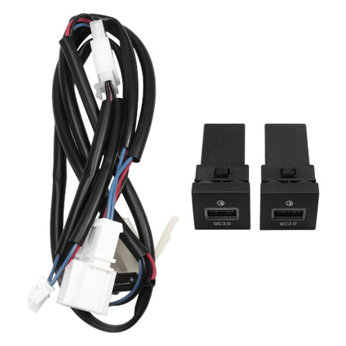Car Dual QC3.0 Fast Charger Socket 12V/24V USB Charging Socket Power Adapter for   6  5 2006-2012
