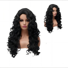 (black) Brave Legend Cosplay Wigs Princess Merida Instant Noodles Roll Long Curly Hair Halloween Birthday Party Dance Cosplay Headgear