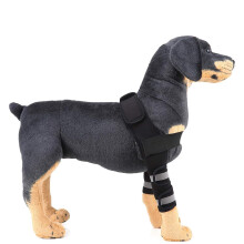 Reflekterande axelstöd för hund, frambensstöd för hundar, armbågsskydd, ledbandage för artrit, hjälper sårläkning, förebygger skador,