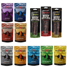 Hunters Beef Snack 12 Pack Combo – 28g Biltong, 28g Jerky, 40g Beef Sticks Droewors, High Protein, low carb, Thin sticks of authentic Droewors