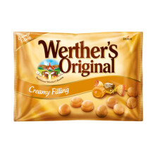 Werther's Original Creamy Filling Candies – Classic Caramel Sweets with Smooth Centre, Individually Wrapped, 1 kg Bulk Pack