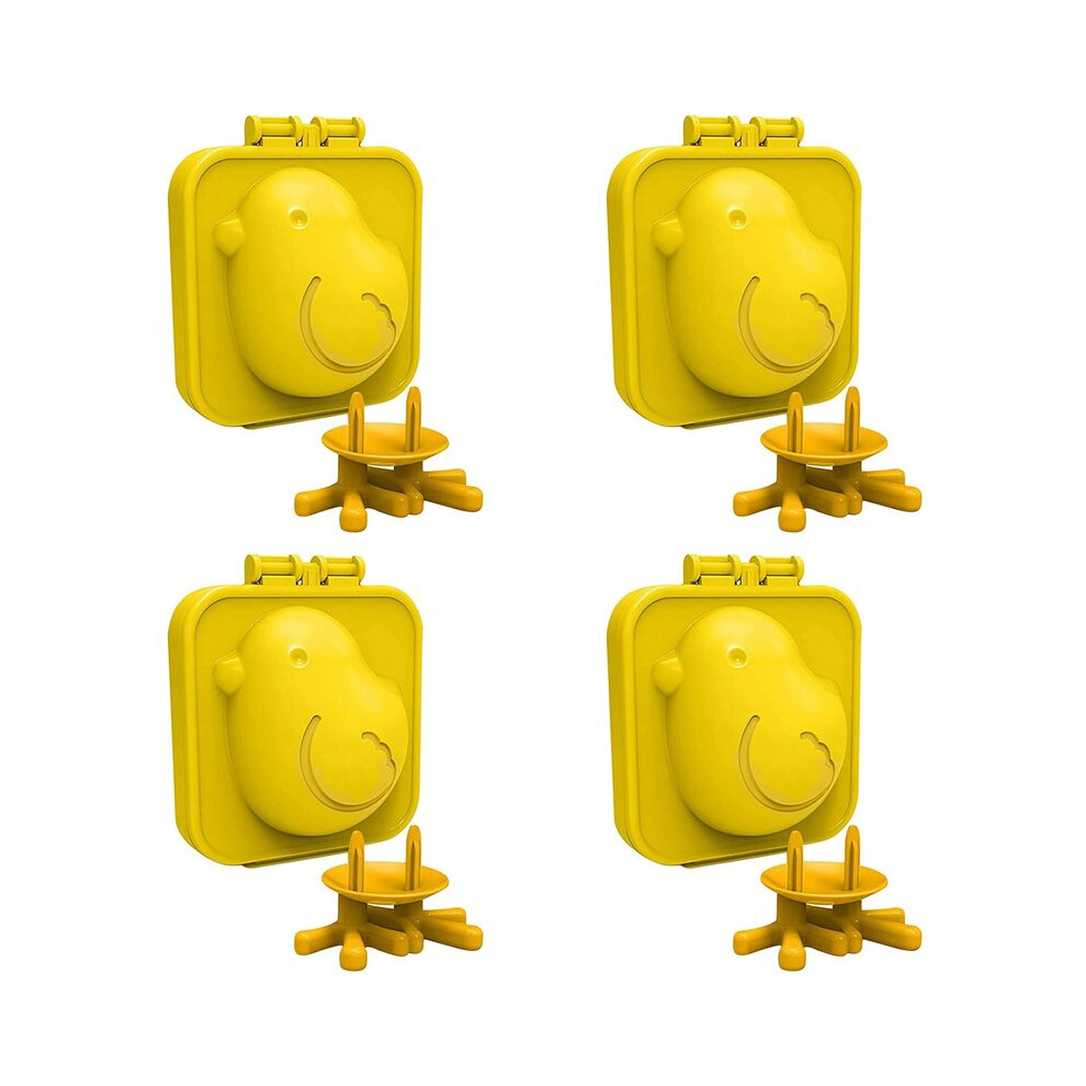 4X Boiled Egg Mold Egg Tool 3D Cartoon Chicken Mold For Boiled Eggs In Chicken Shape Diy Tools For Camping 6032787924419