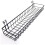 5X Hanging Basket for Wire Wall Grid Panel, Multi-Function Wall Storage and Display Basket, 40X10X5CM, Black Painted 3
