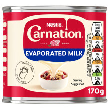 Carnation Evaporated Milk 170g (Pack of 12)