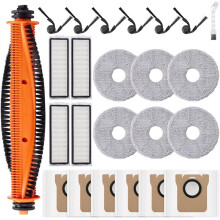 Accessori per Aspirapolvere Robot per  Robot Vacuum 5 / OV31GL: Spazzola Principale, Spazzola Laterale, Filtro HEPA, Panno per La Pulizia,
