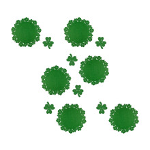 Unregelmäßige Filzmatten, rutschfeste-Blumen und grünes Licht