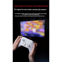 CHITU 2 Kabelloser -Gamepad TMR Joystick HD Rumble Mechanischer Controller für 2 PC Android IOS A