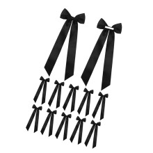 12 Stück selbstklebendes Band mit Schleife, Hochzeit,-Schwarz