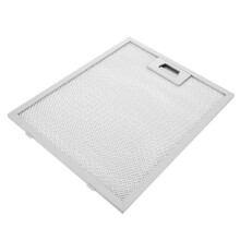 Zilveren Metalen Vetzuigend Filter Voor Keuken Afzuigkap Mesh