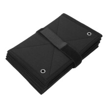 Zwart Vouwbare Badge Organizer Van Oxford Stof Met