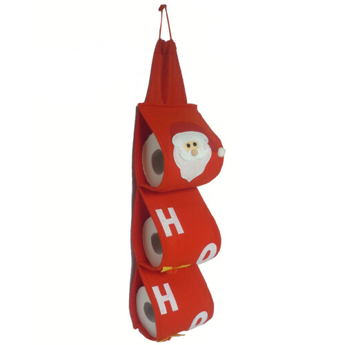 Rood Tissue Paper Organizer Kerst Wandhouder Duurzaam