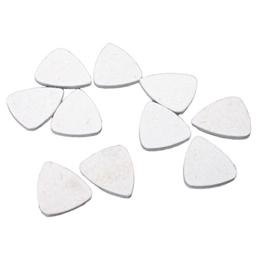 10St Gitaar Plektrum Wit