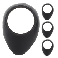 4St Zwarte Oculairhoezen Rubber Met Voor Gebruik