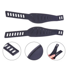 2St Anti-Slip Pedal Straps Zwart Voor Stationaire Training