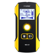 -01 Metal Detector Wall Scanner with Positioning Hole Rebar Detector for AC Firewire Cable Metal Wood Stud Find