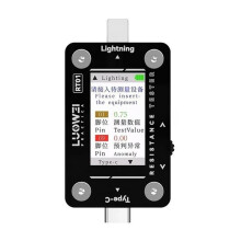 LUOWEI LW-RT01 Oplaadpoort Tester voor Telefoon Type-C Dock Connector Controle Automatische Scanning Detectie Reparatietool