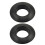 8 zwarte kayak peddel afvoerring universele accessoire 2