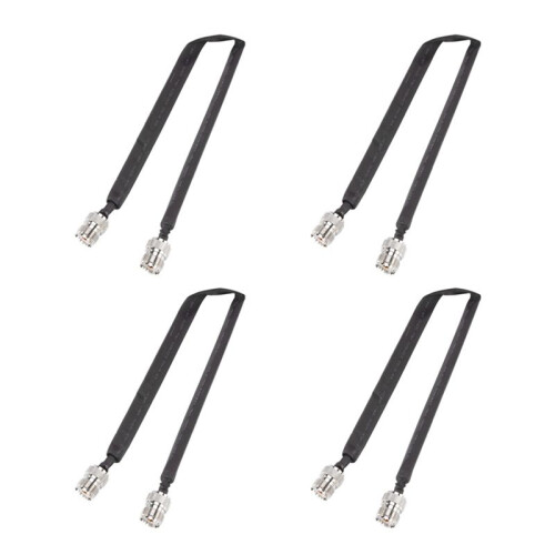 4X Porte/Fenêtre Traversant Câble Coaxial RF Plat SO239 UHF Femelle ...
